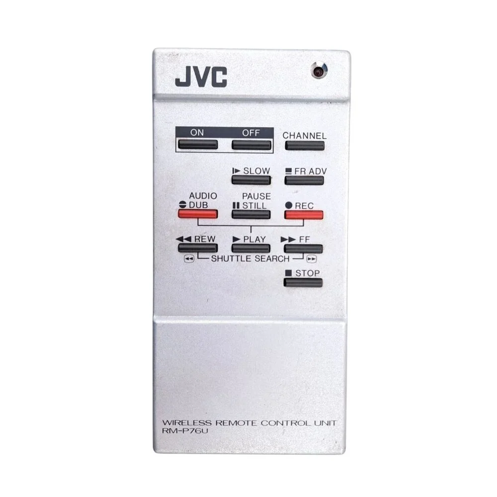 Vintage JVC Remote Control RM-P76U For VCR Video Cassette Recorder Player Tested